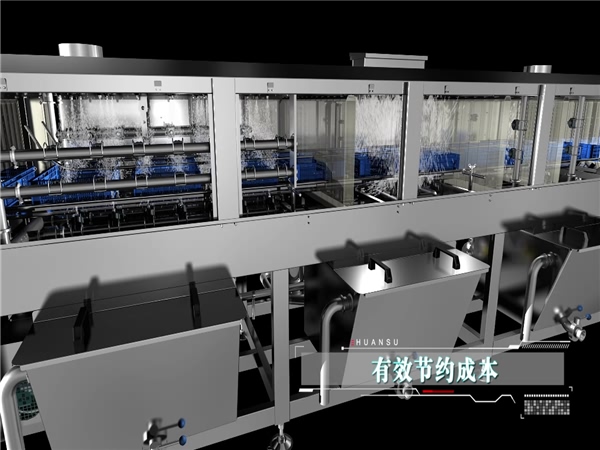 供应洗筐机，周转箱清洗机，全自动洗框设备，环速洗筐机价格