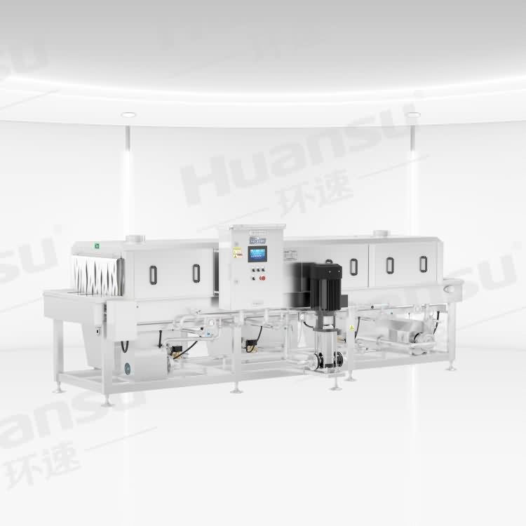 环速塑料箱清洗机图片 箱清洗灭菌 适合多种周转容器清洗