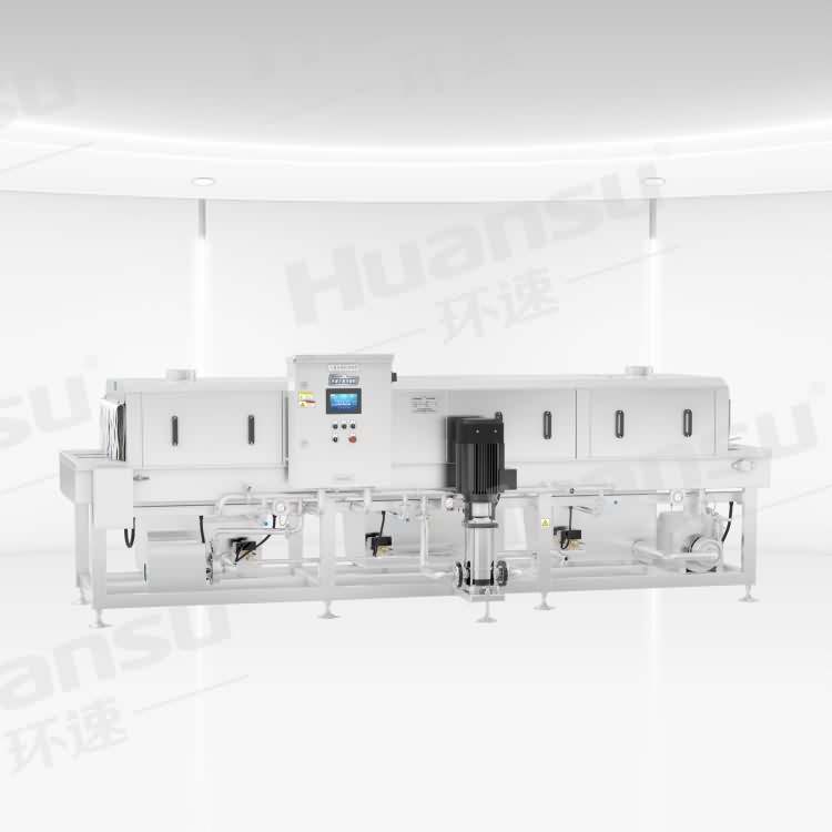 鸡笼周转箱清洗机 高压喷淋循环用水